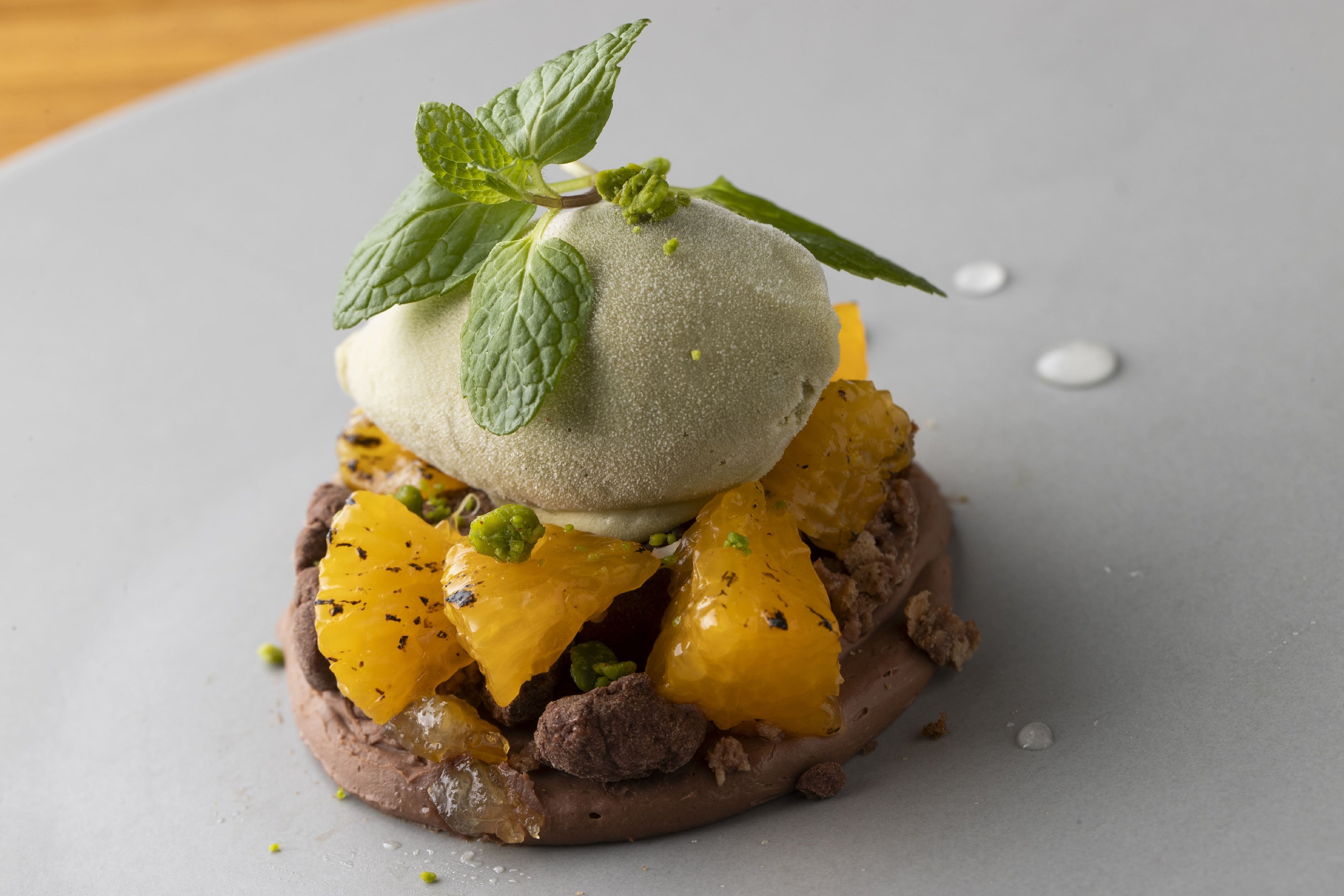 デコポンとカカオのデセール