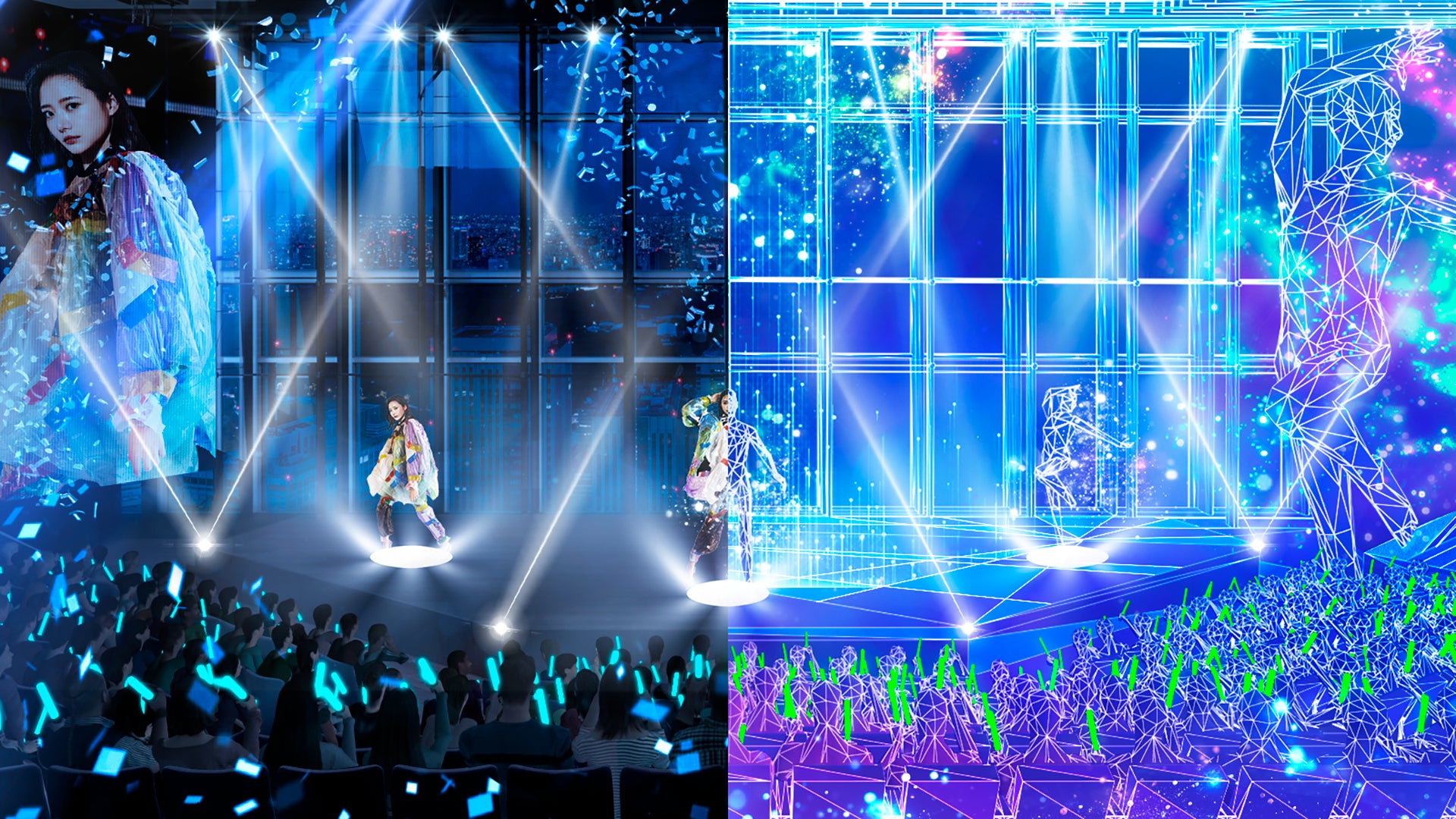 「TOKYO NODE DIGITAL TWIN HALL -RESPECT YOU, au」イメージ