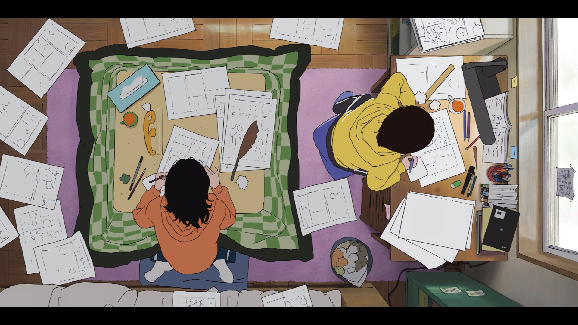 劇場アニメ ルックバック展 －押山清高 線の感情」メインビジュアル