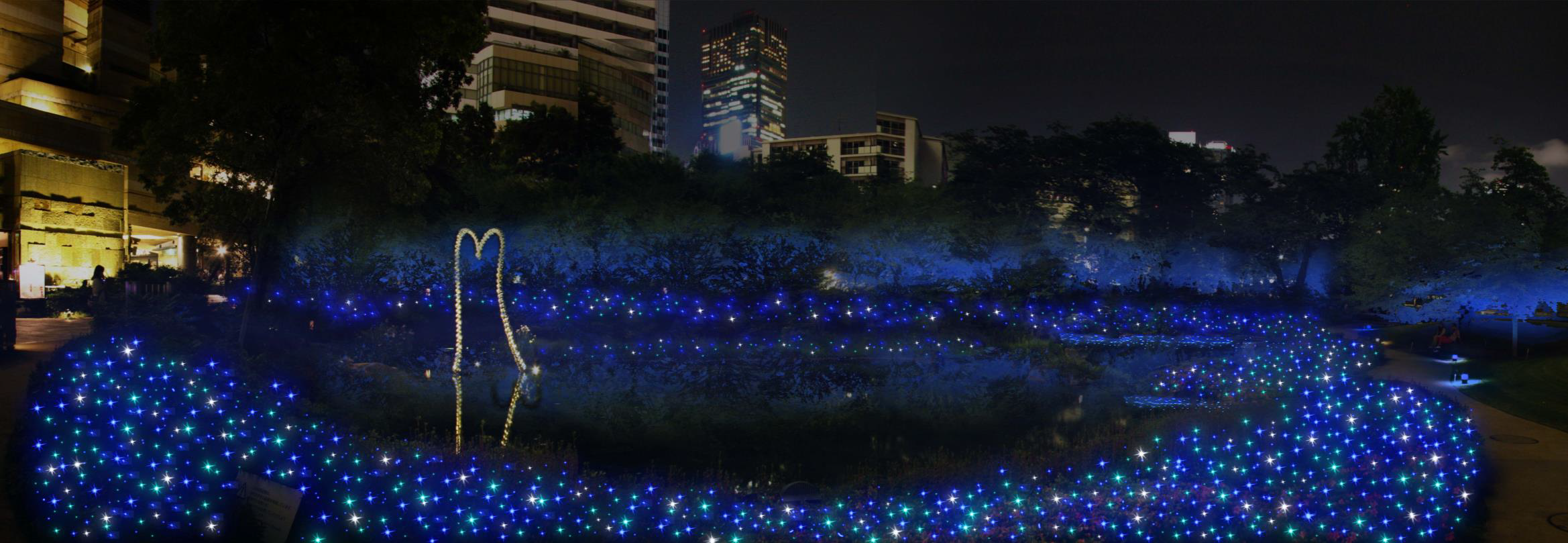 「毛利庭園イルミネーション」（イメージ）