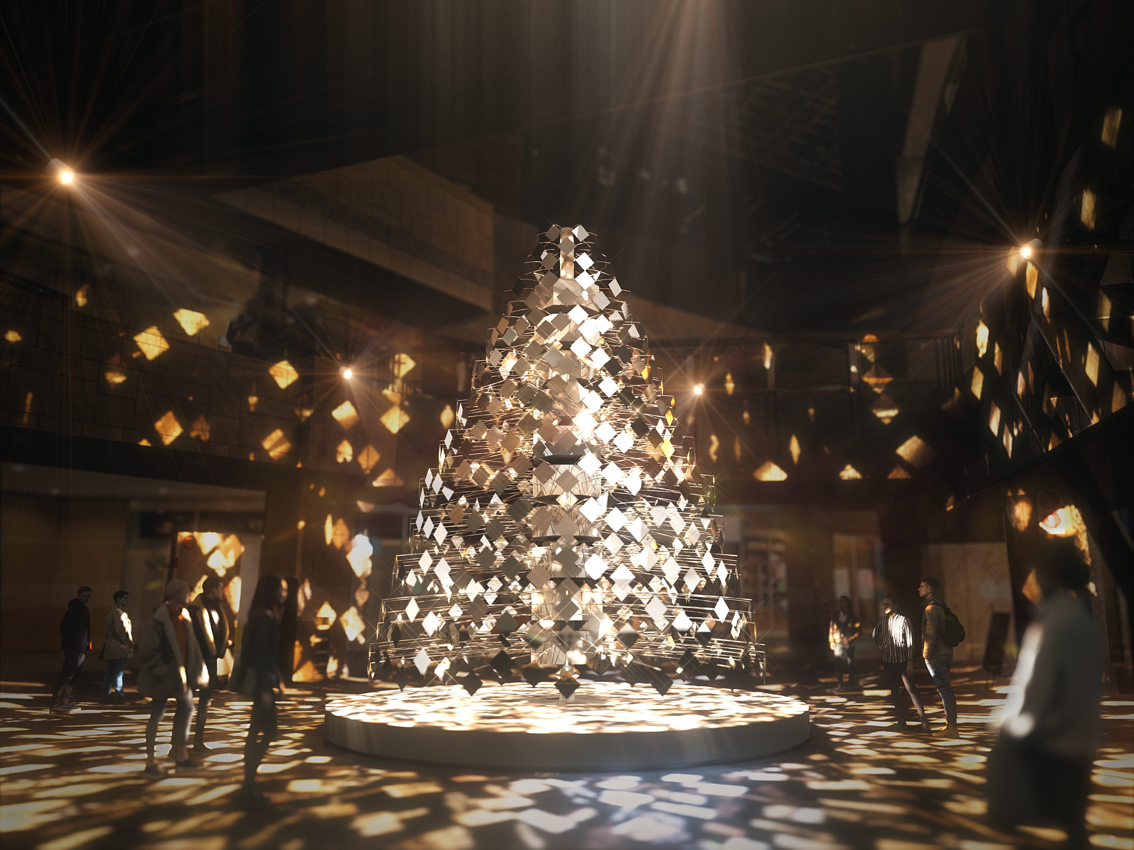 クリスマス☆イルミネーション☆ベアー 西船橋商店会 クリスマス ガーデンイルミネーション2024 (船橋市