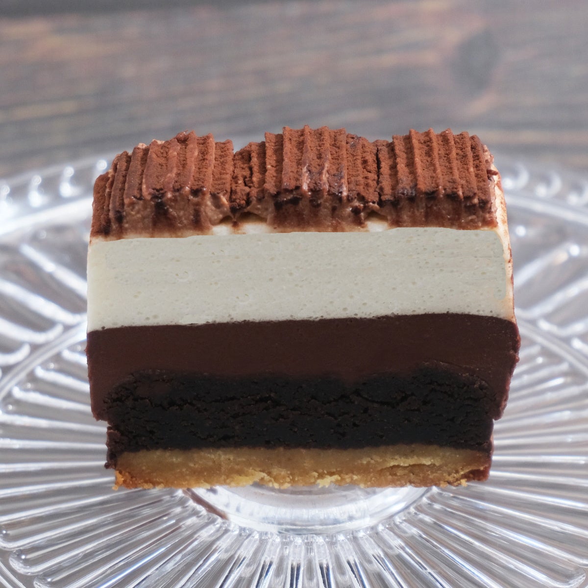 ショコラタルト断面