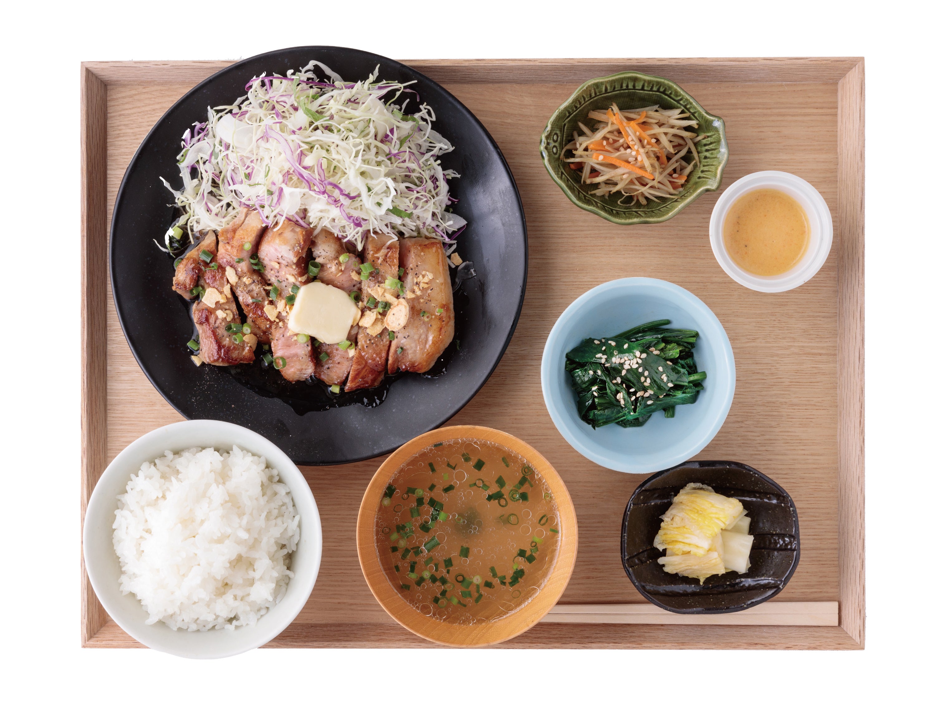 三元豚厚切りトンテキバター定食（2,200円）