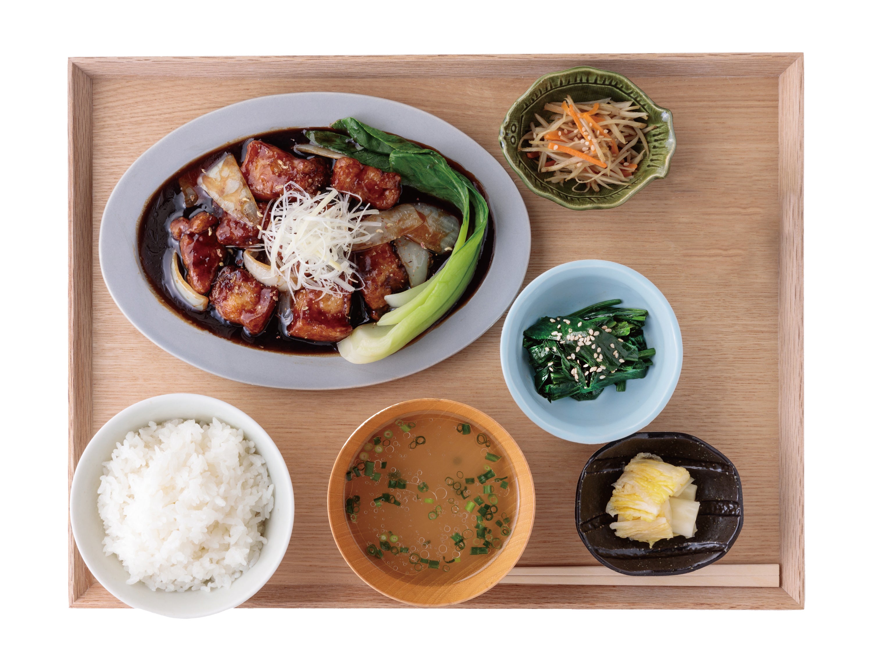 三元豚黒酢酢豚定食（1,600円）