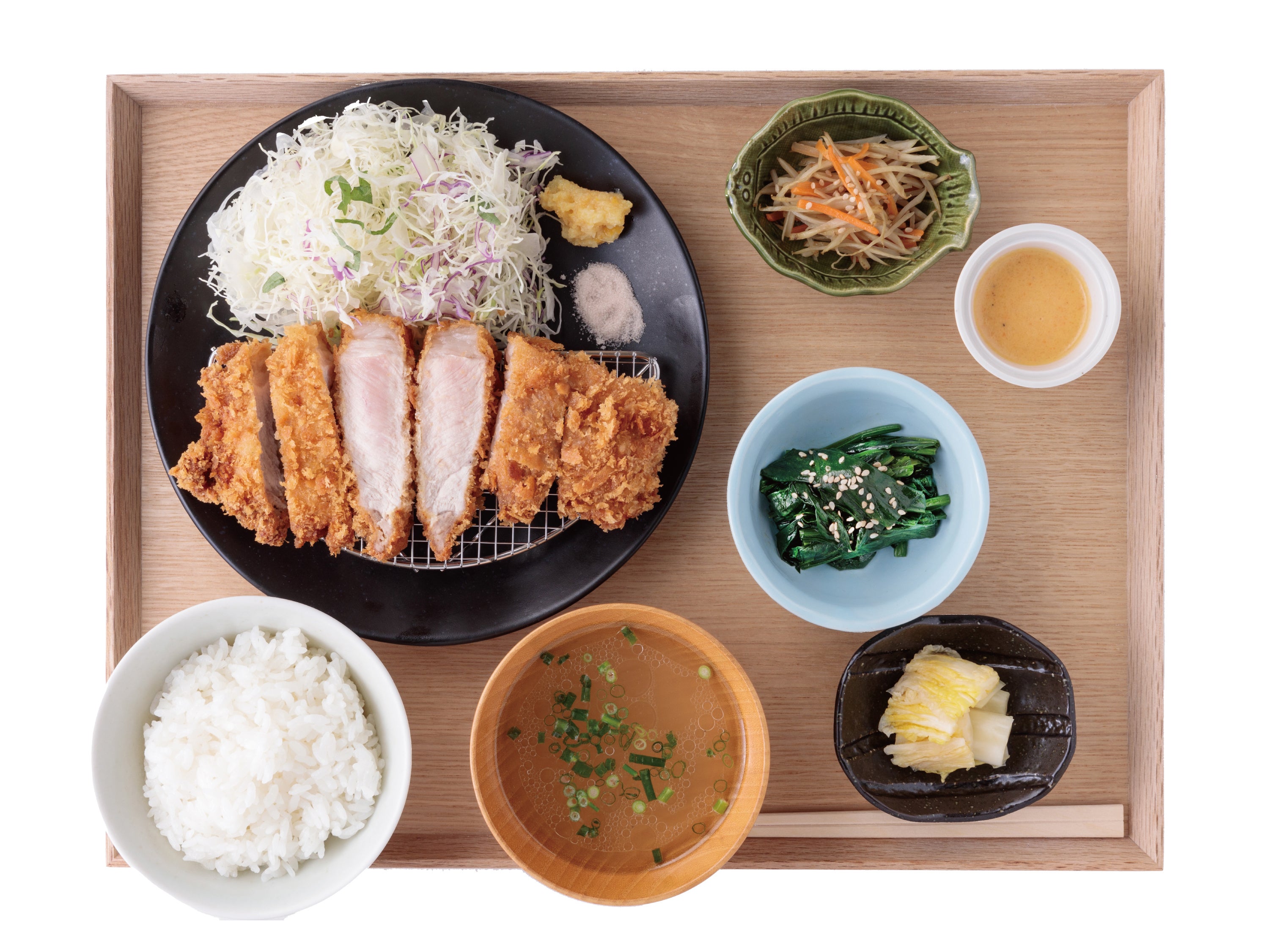 三元豚厚切りロースカツ定食（2,400円）