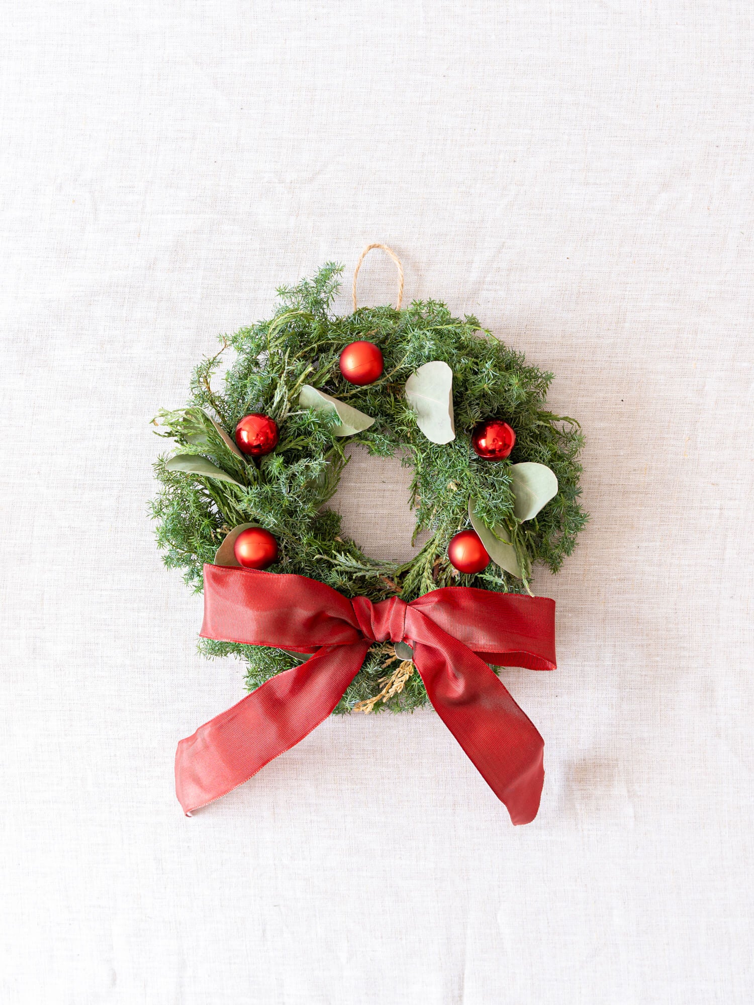 ボールオブジェ×リボンS（レッド）