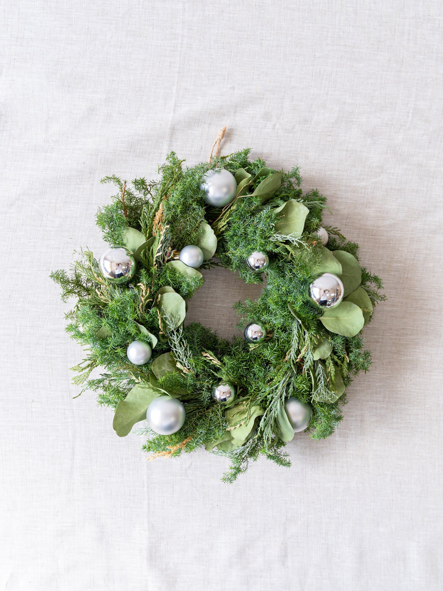 ボールオブジェM（シルバー）