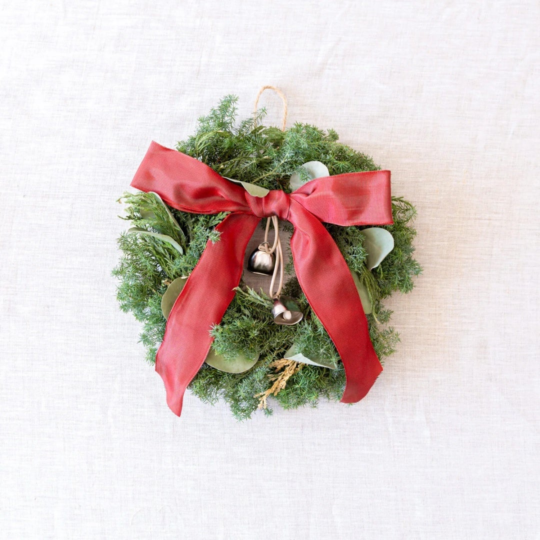 [クリスマスリース 2023] ベル×リボン S（レッド）