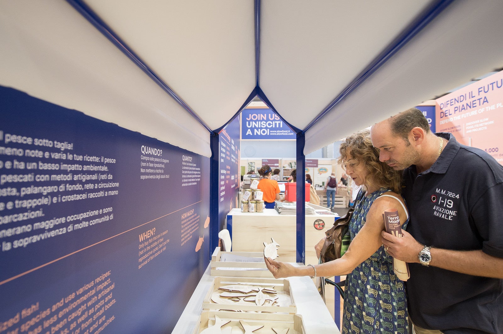 あそべるまなべる展示（イタリアでの開催時）