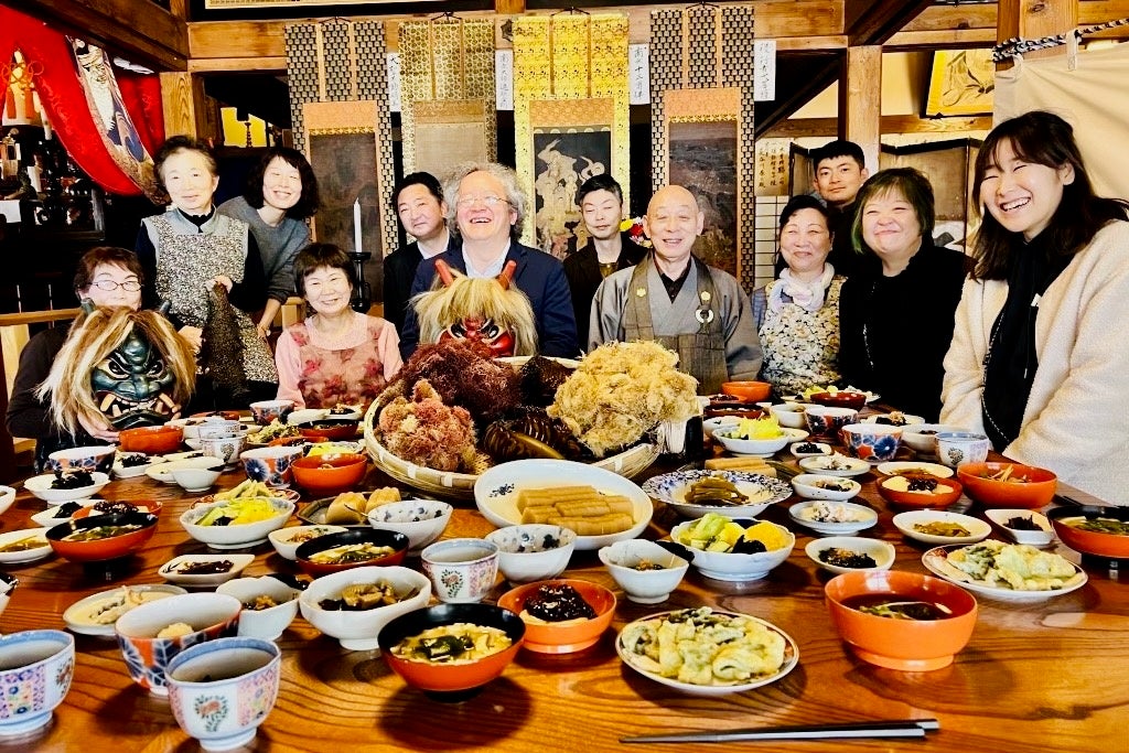 男鹿市雲昌寺の精進料理（2022年の立命館大学イベント開催時）