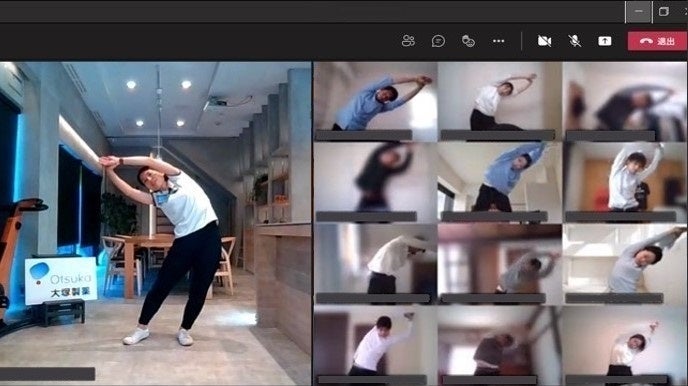 リフレッシュ体操「ポカリフレッシュ」をオンライン公開