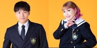 左から こもり校長、ぺえ教頭