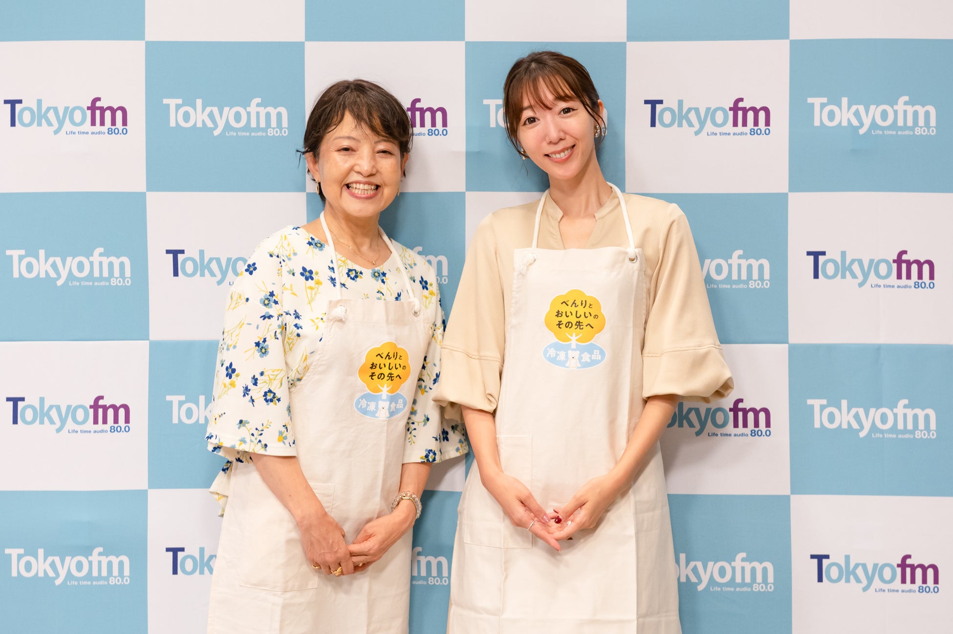 (左:一般社団法人日本冷凍食品協会・広報部長・三浦佳子、右:浜崎美保)