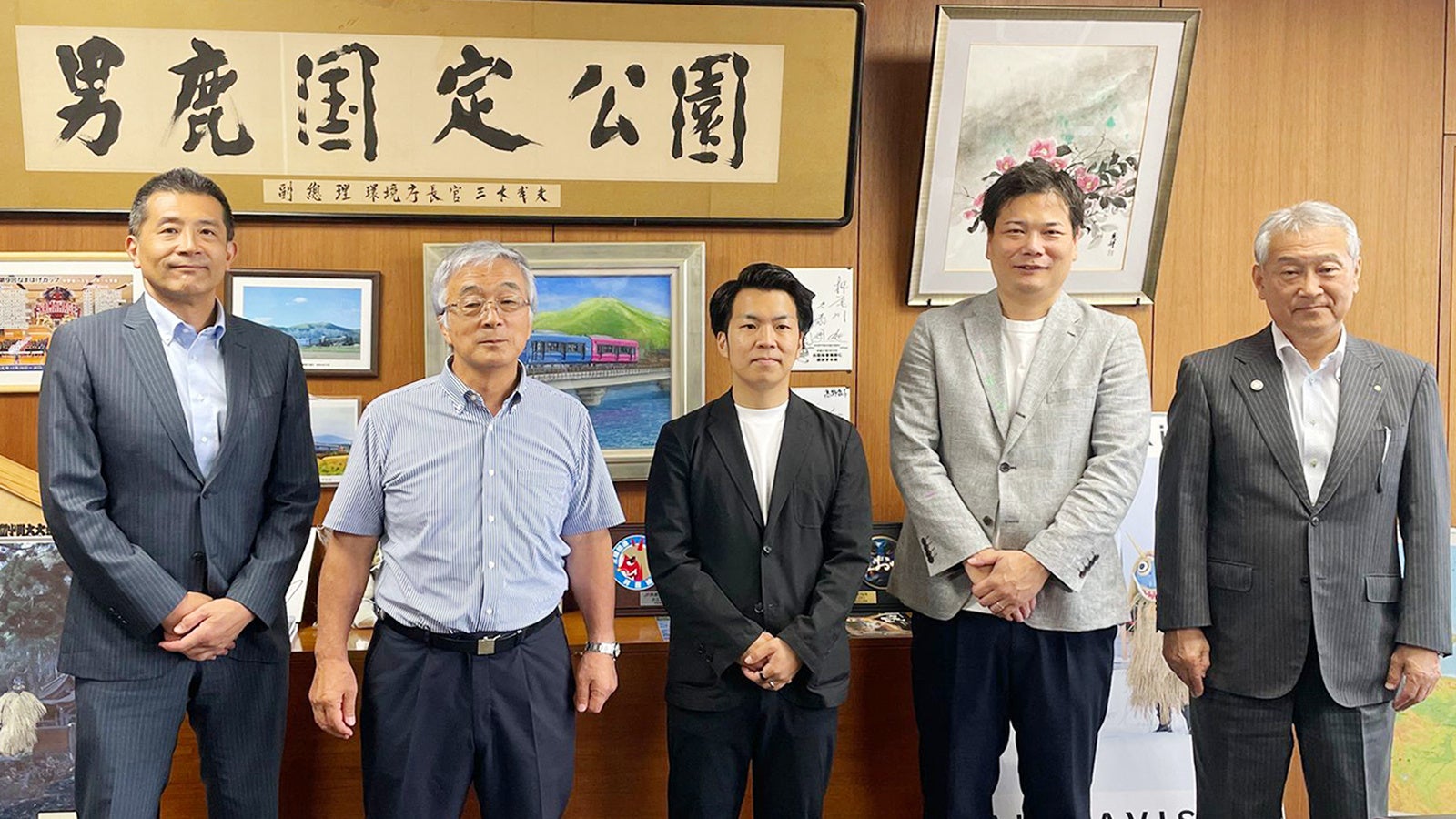 男鹿市表敬訪問