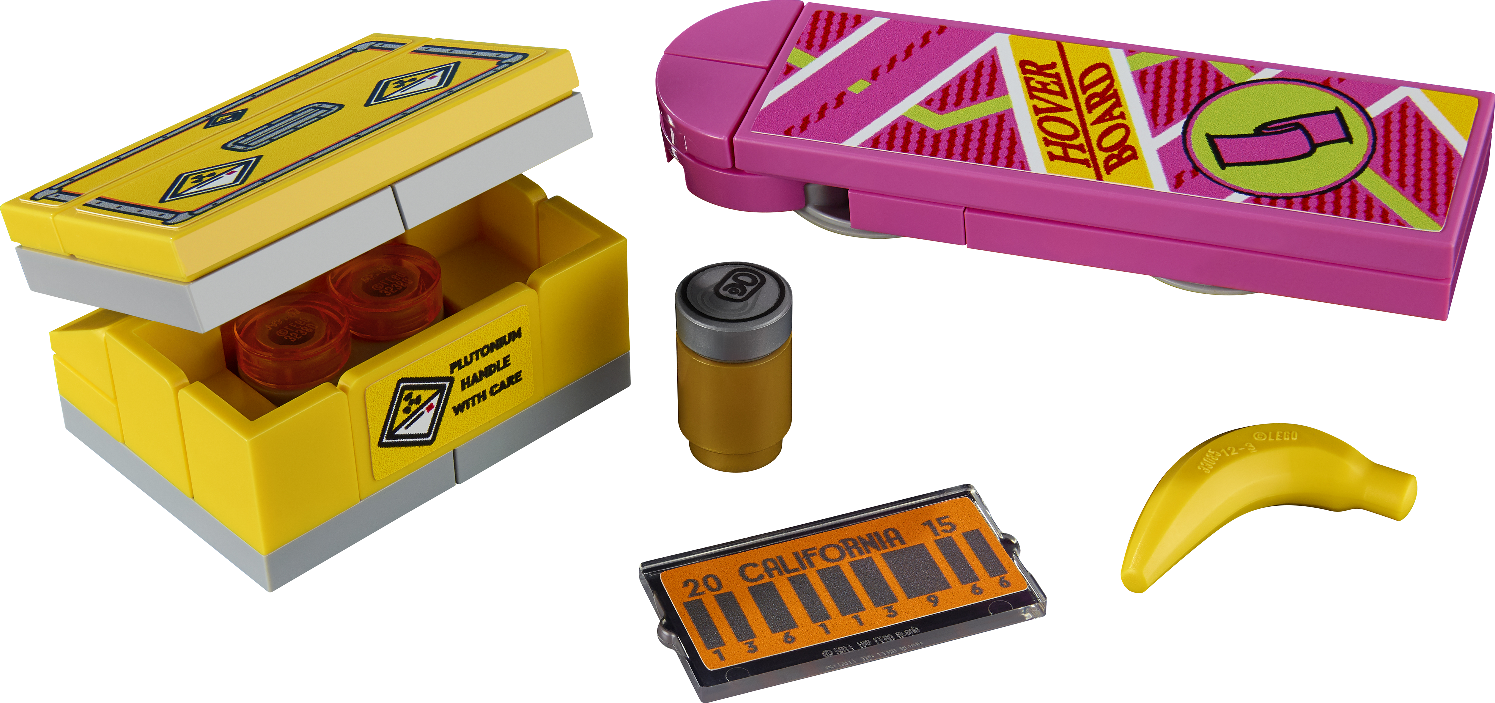 ミスター・フュージョンに電力を供給するためのバナナと空き缶