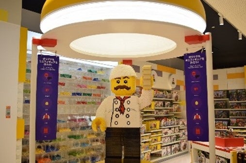▲レゴ®ストア ららぽーと福岡 ビルド・ア・ミニフィギュア