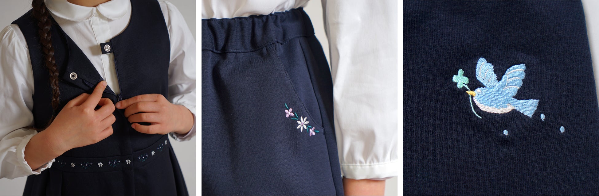 簡単で迷わずに、ひとりで着られるお受験服