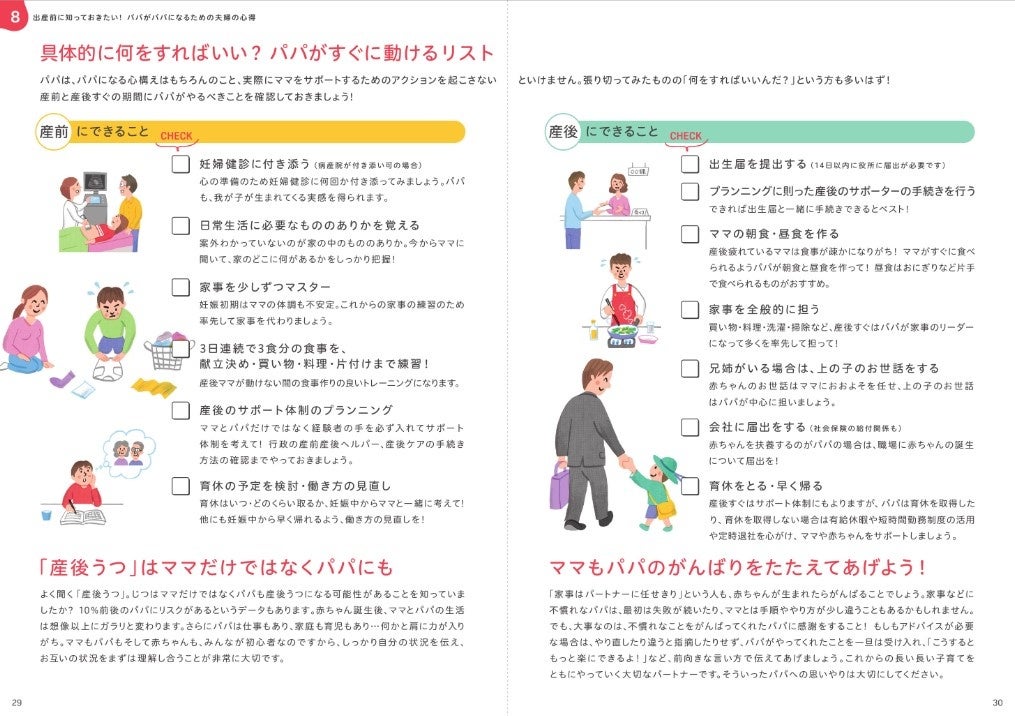 パパができるサポートを具体的に紹介
