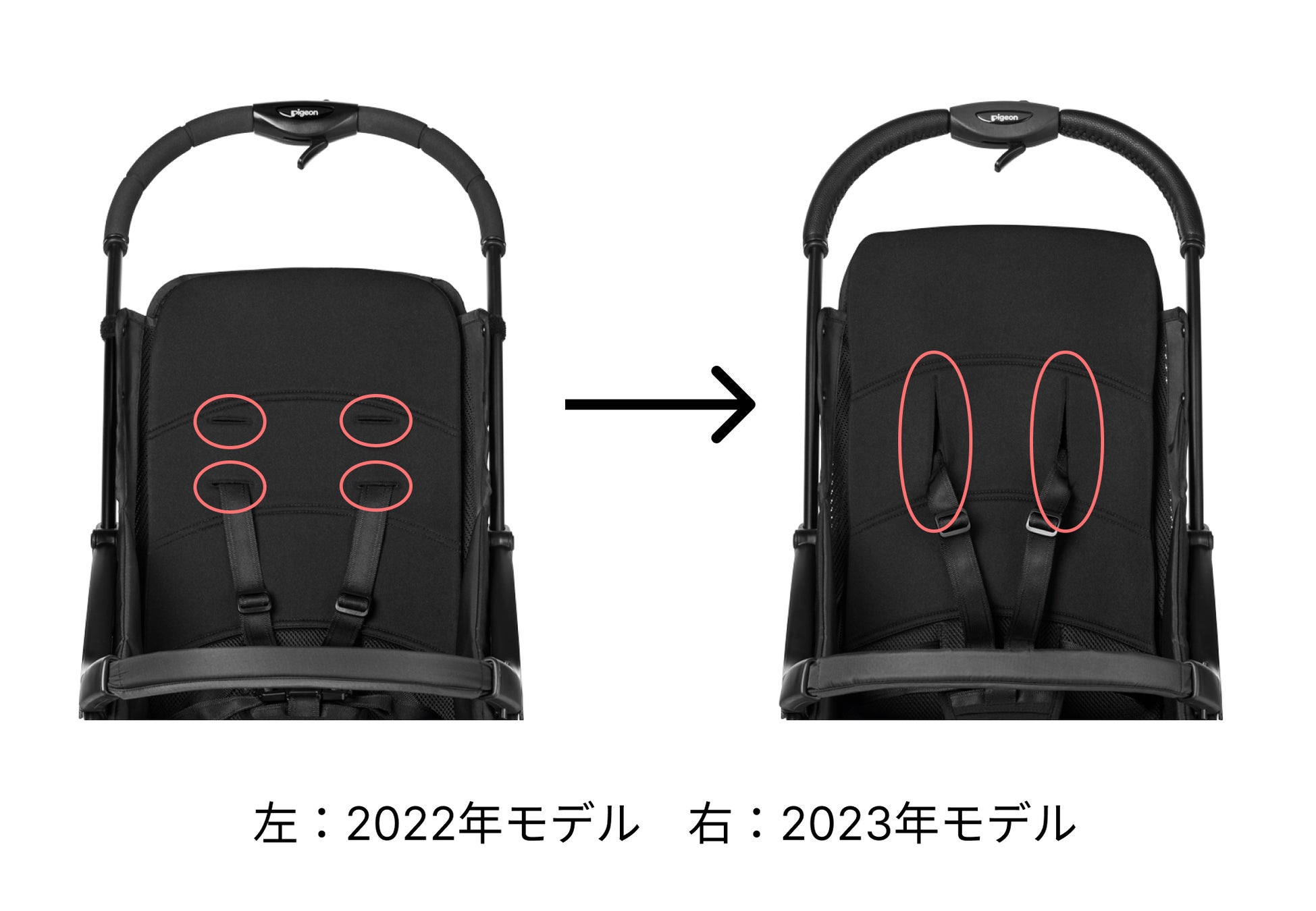 Pigeon Bingle ピジョン ビングル BB3 サンシェード付き 使用月齢範囲を48ヵ月まで拡大した新モデル「Bingle(ビングル