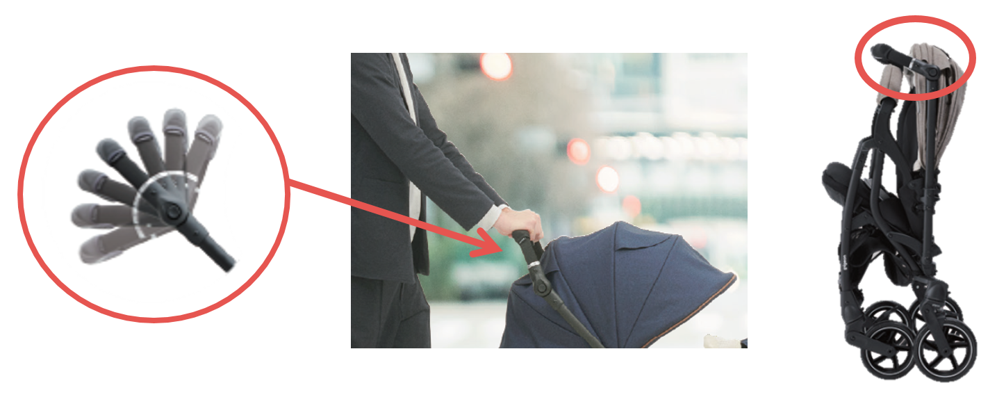 赤ちゃん本舗×ピジョンが共同開発した「Runfee Lino'n」から押しやす