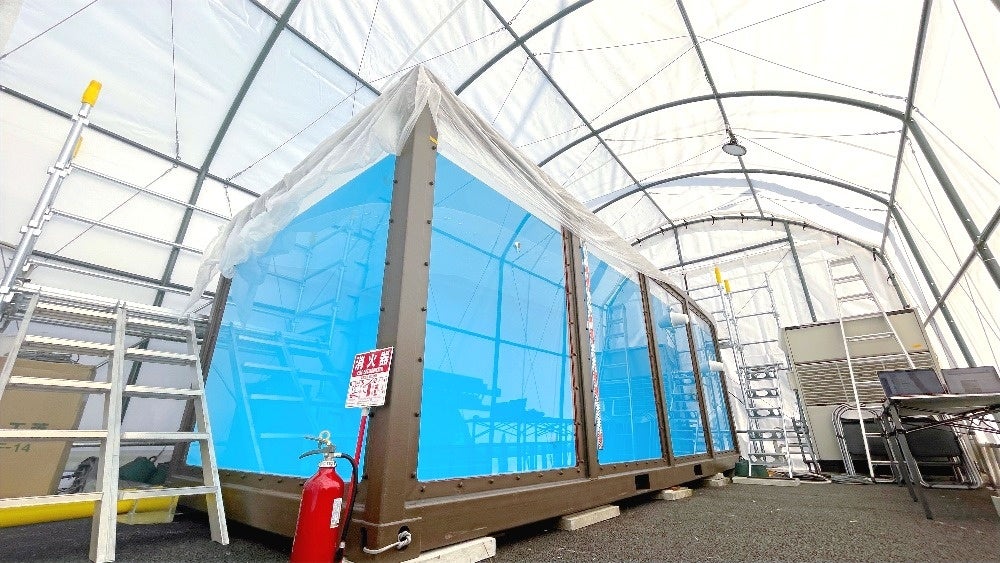 コンテナプール施設内