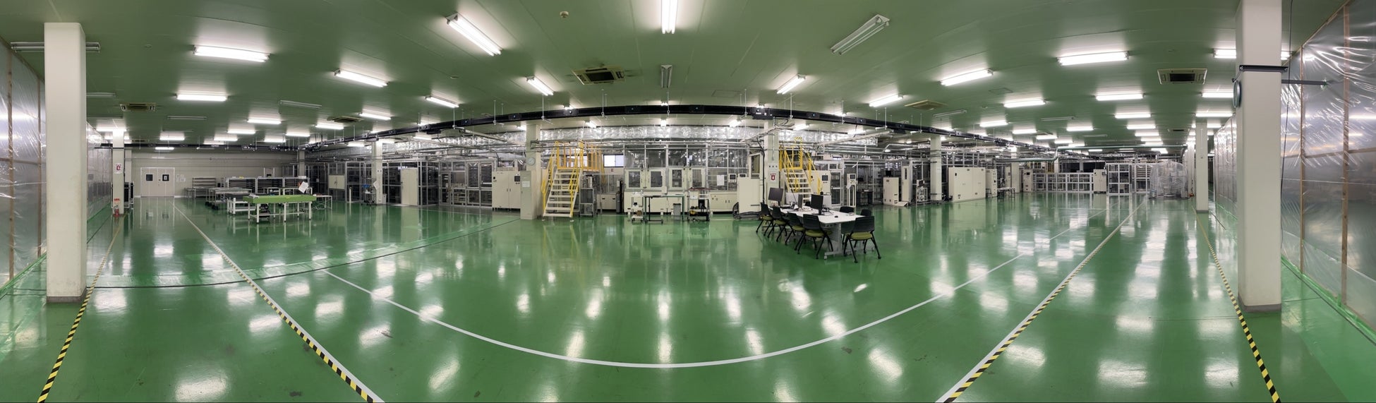 「全樹脂電池」の高速製造ラインのパイロット版(APB 武生工場)