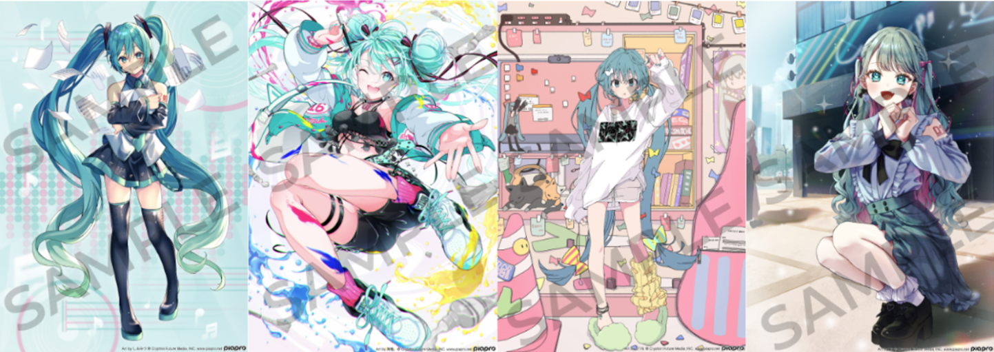 初音ミク』16周年を記念したオンライン展覧会『MIKU 16th Virtual
