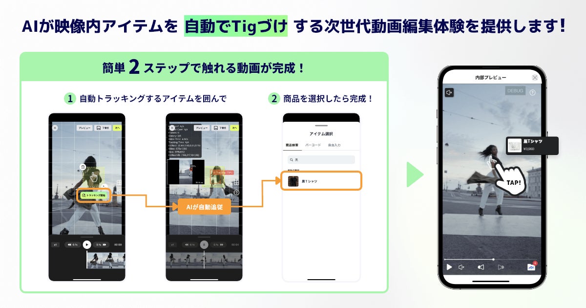 AIが動画内商品を追い続ける、ショート動画ECの制作常識が変わる - PR TIMES