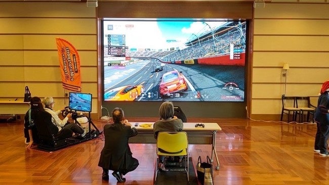 2021年12月に行われた実証実験「eスポーツ体験会」の様子