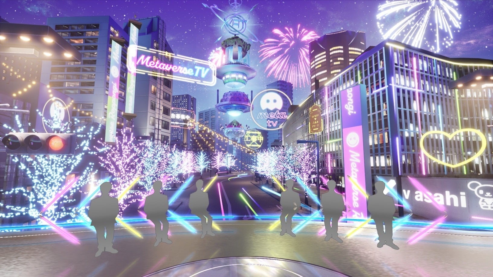 メタバース六本木VRスタジオから配信予定