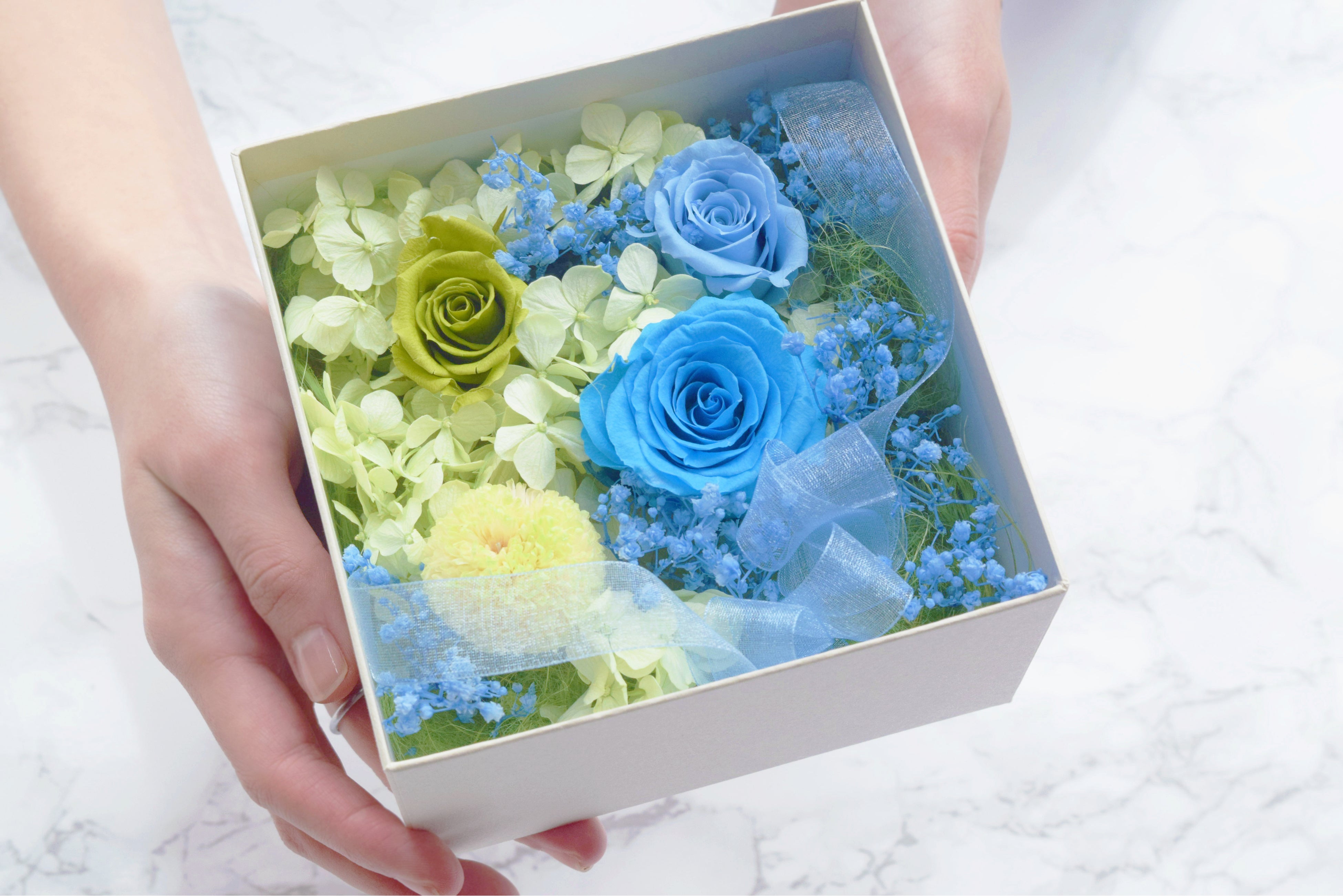 礼の日オリジナル プリザーブドフラワーギフト