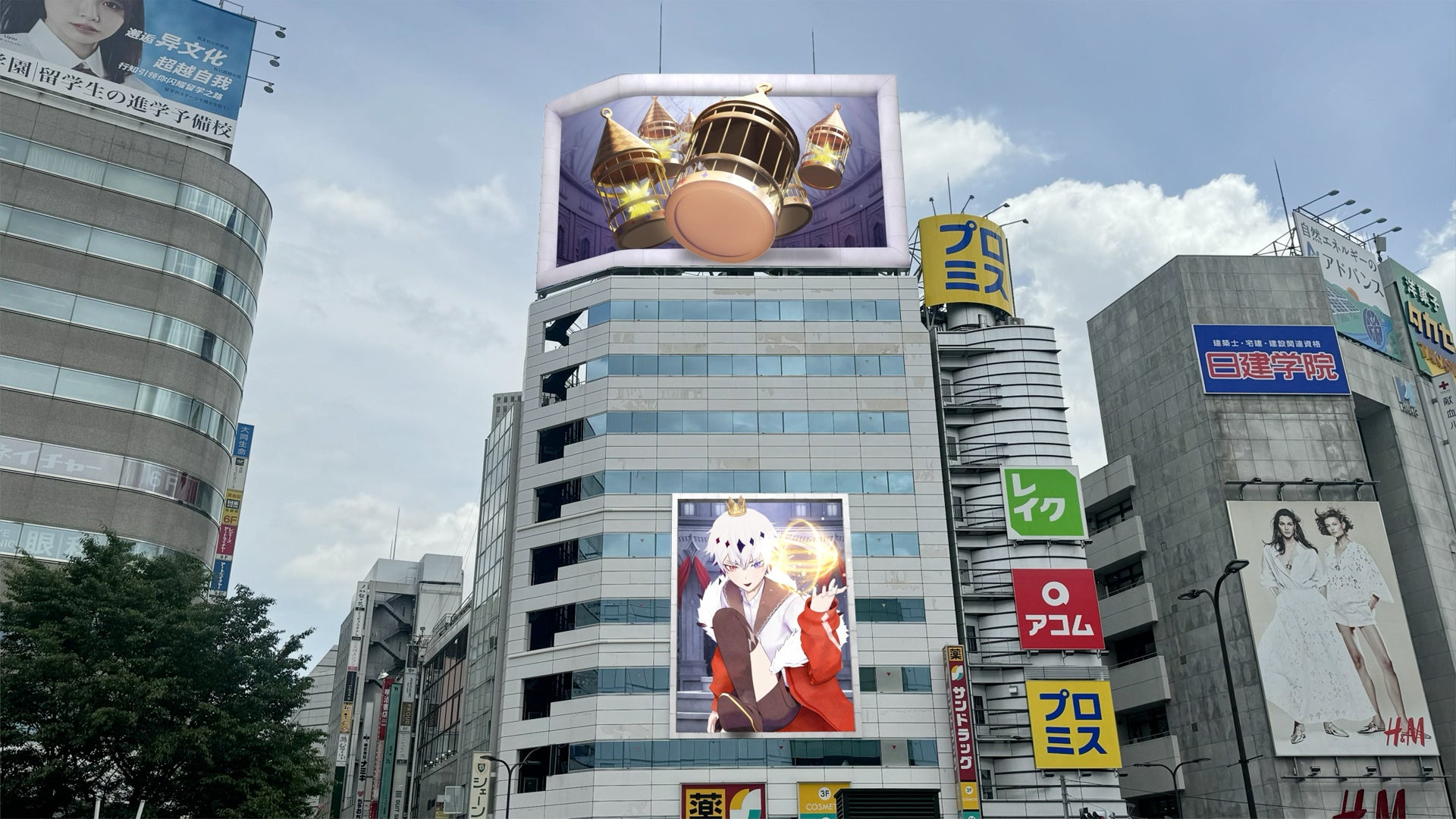 『池袋ヒットビジョン』で放映中の『悪魔王子と操り人形』広告