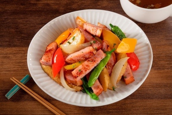 スモークドロース炒め物調理例