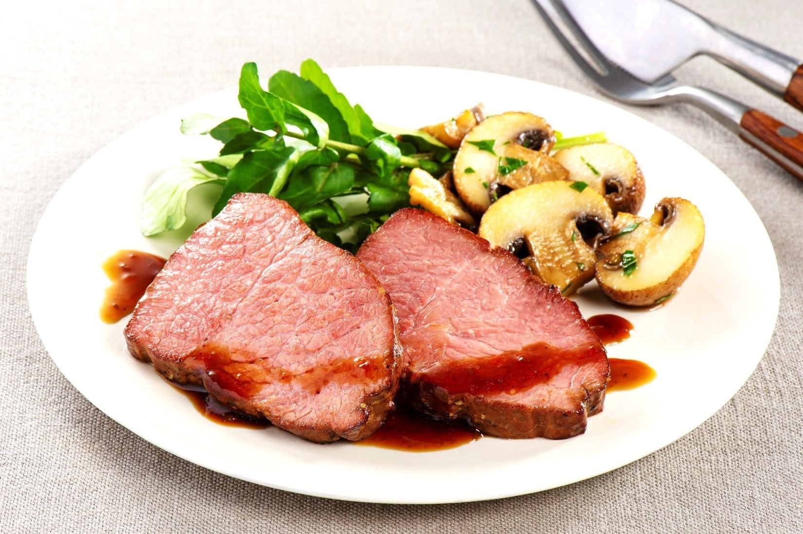 調理例：ローストビーフスライス