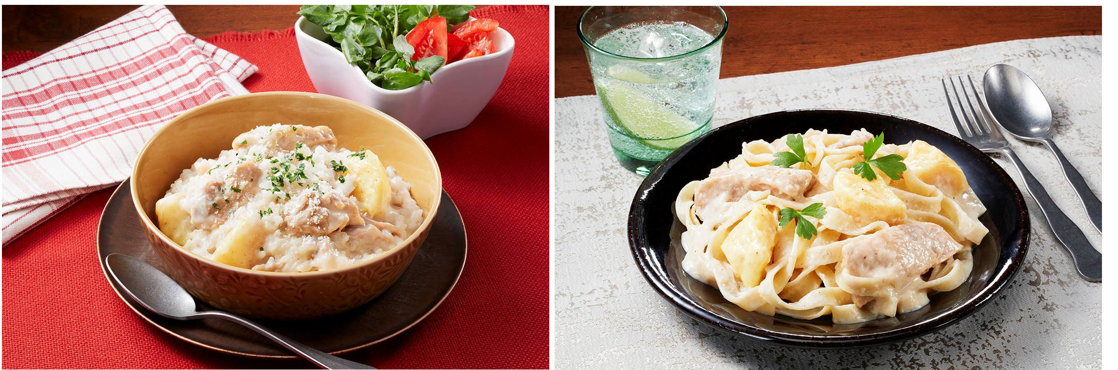 調理例（リゾット・パスタ）