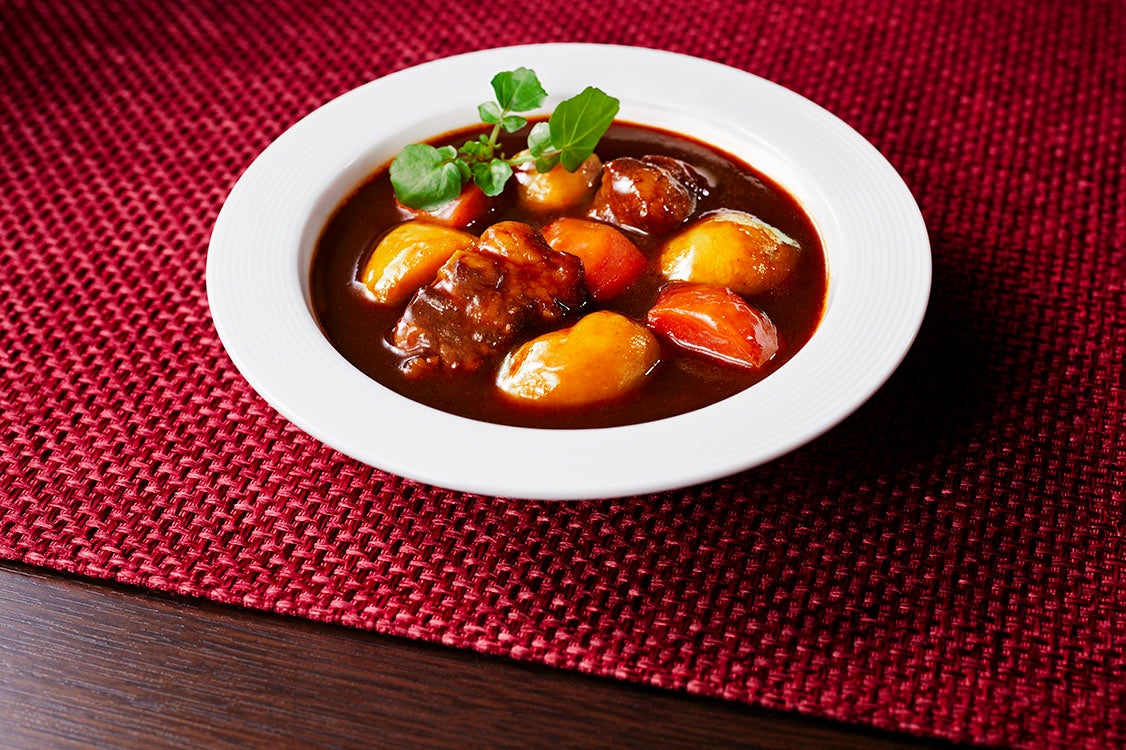 調理例：濃厚ビーフシチュー