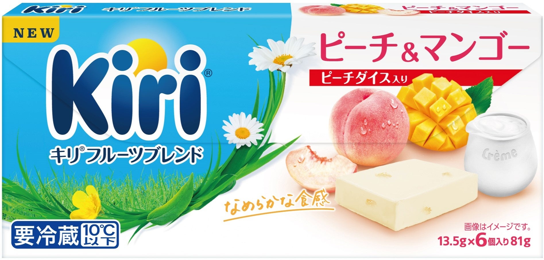 キリ®フルーツブレンド　ピーチ＆マンゴー　 81ｇ