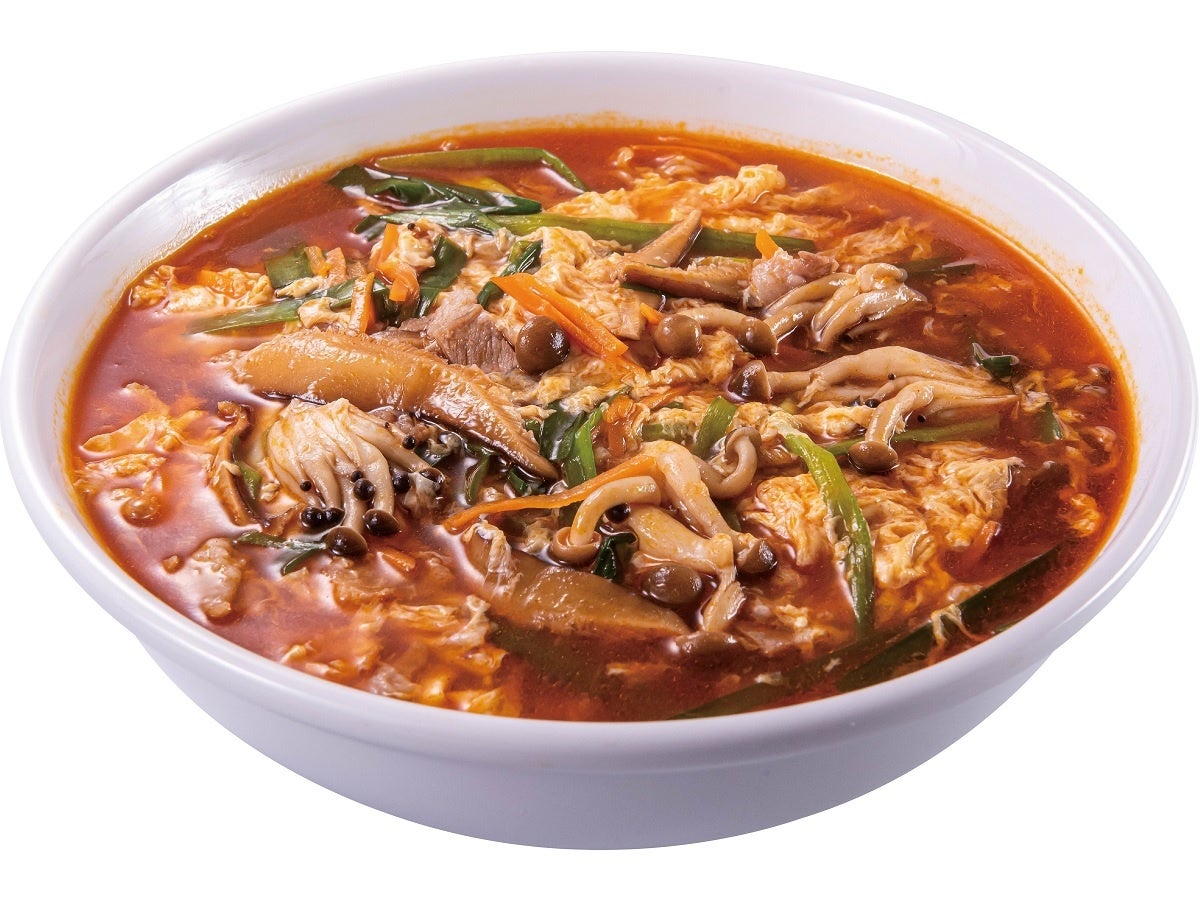 「酸辣きのこ湯麺」 期間限定で登場！！