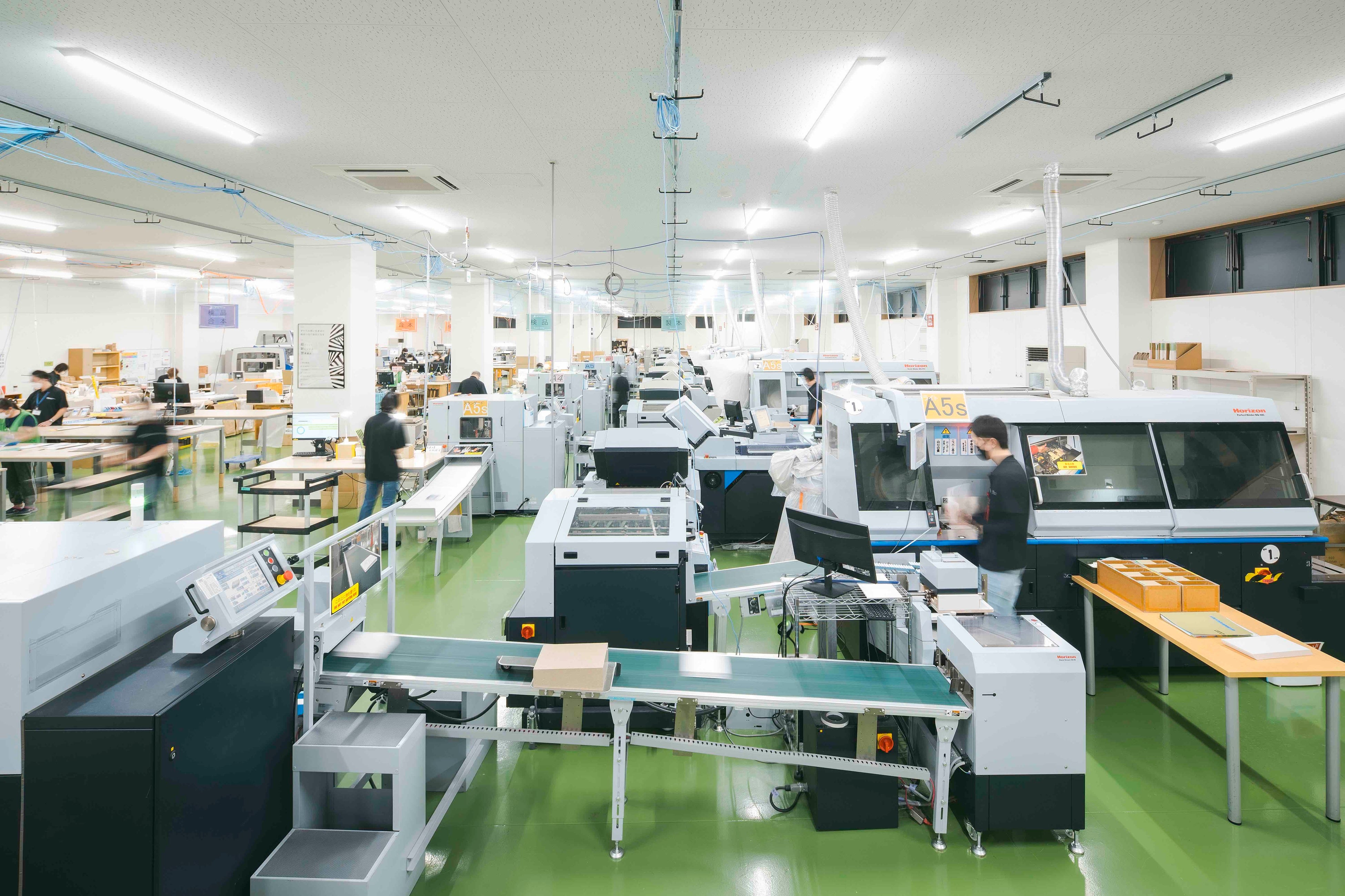 しまうまプリントの印刷工場