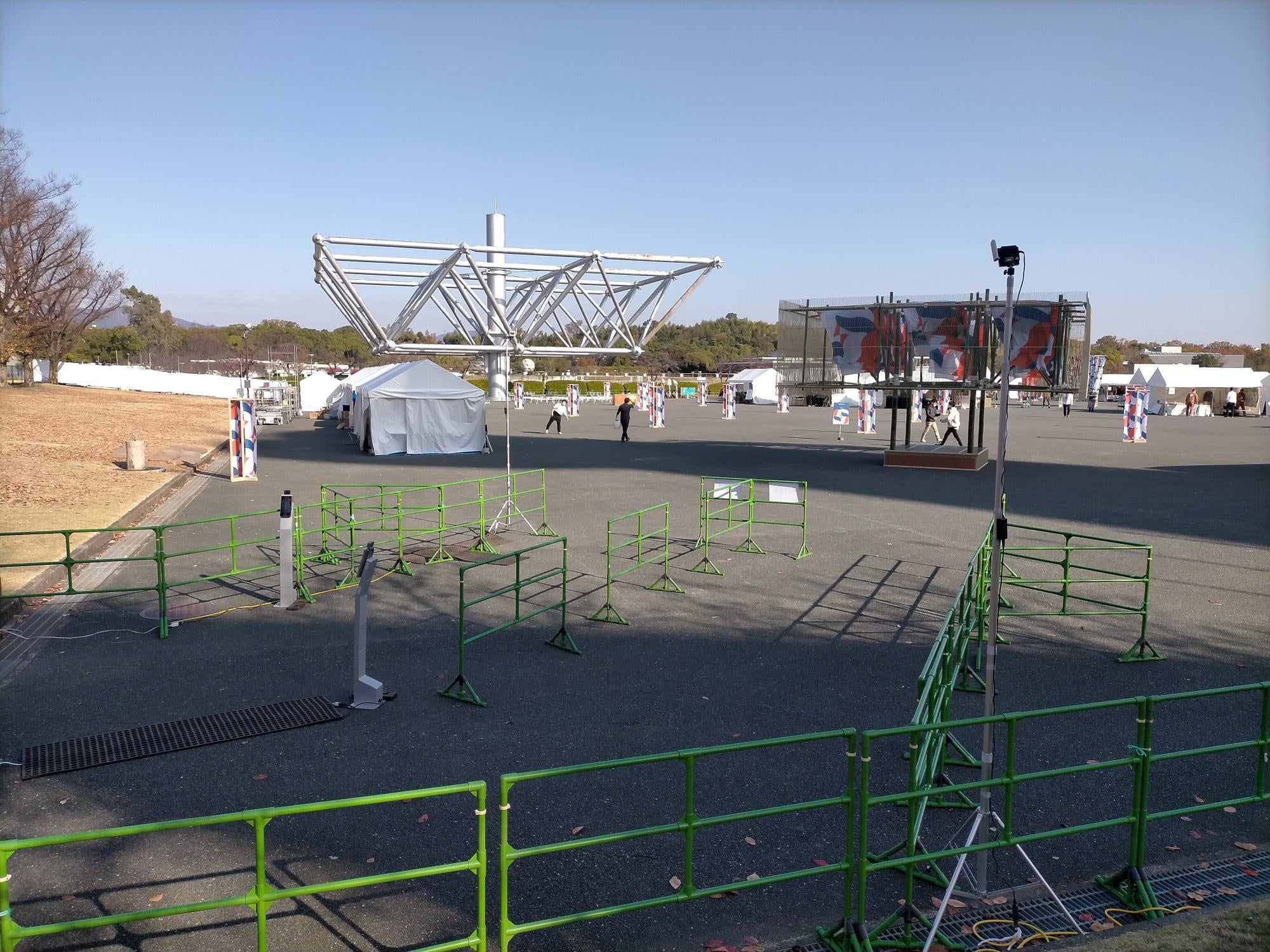 画像解析カメラ設置模様