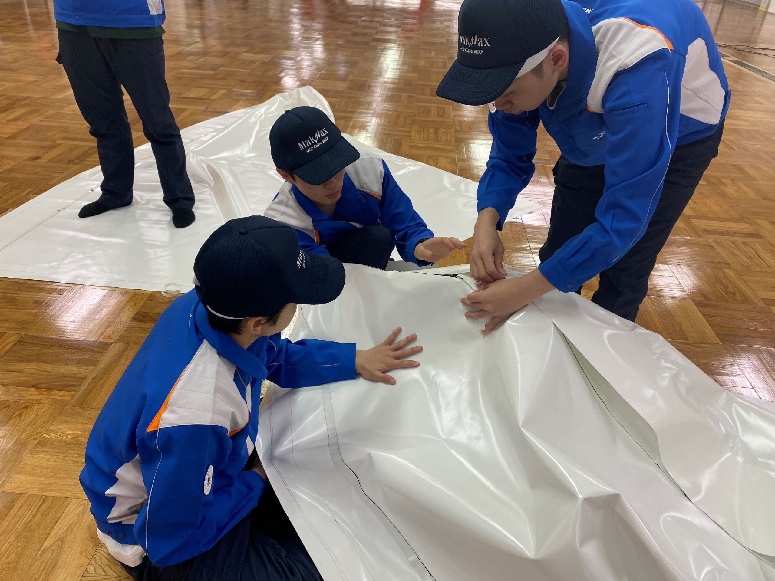 製作体験研修の様子