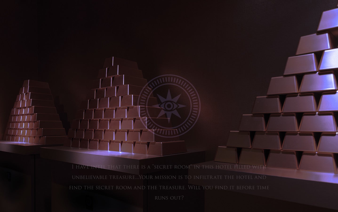 ホテル内に隠された財宝部屋