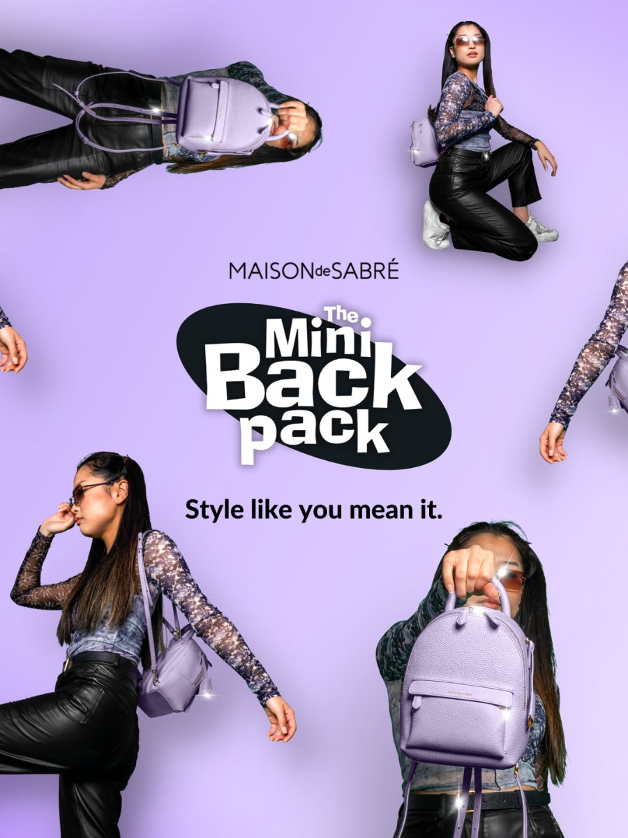 本日より発売!MAISON de SABRÉから新商品『ミニバックパック』が登場 本日より発売!MAISON de SABRÉから新商品『ミニバックパック』が登場