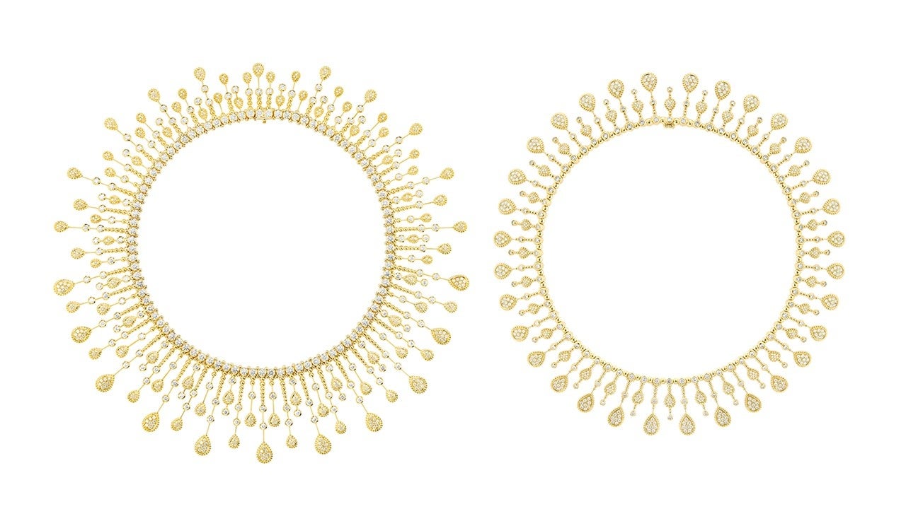 セルパンボエム マルチモチーフ ネックレス 左から ￥26,400,000(予定価格)　￥11,220,000(予定価格)　