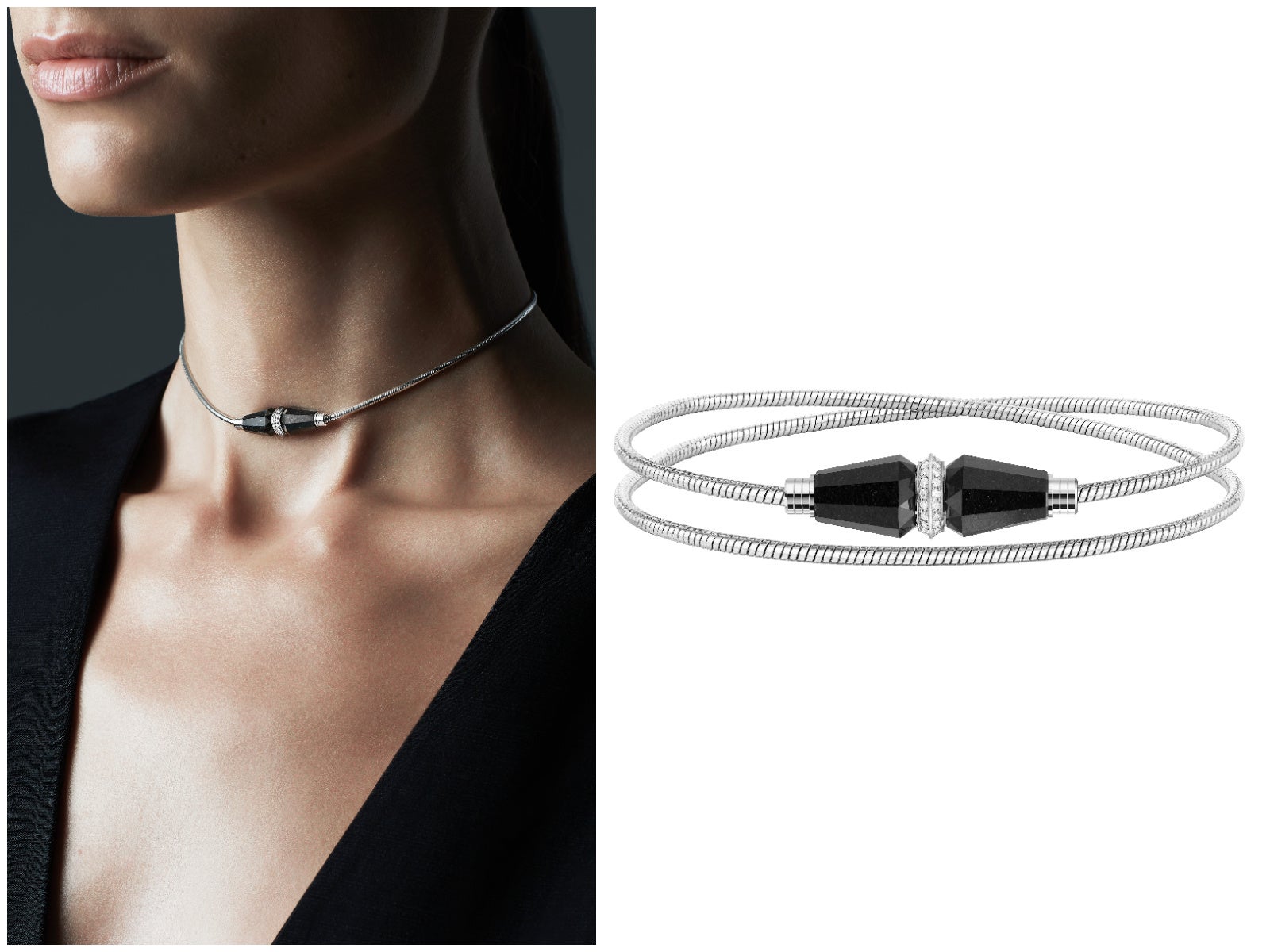 Jack de Boucheron Ultime ブレスレット ※ネックレスとしても着用できるマルチウェアジュエリーです。(非売品)  ⒸBOUCHERON