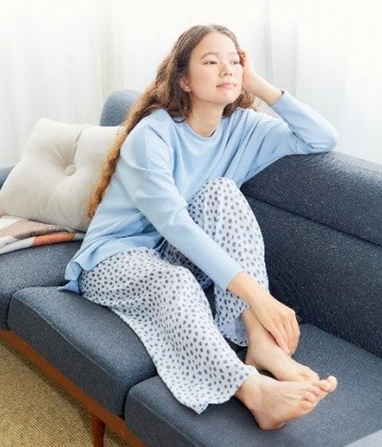 プリント（オフベージュ）