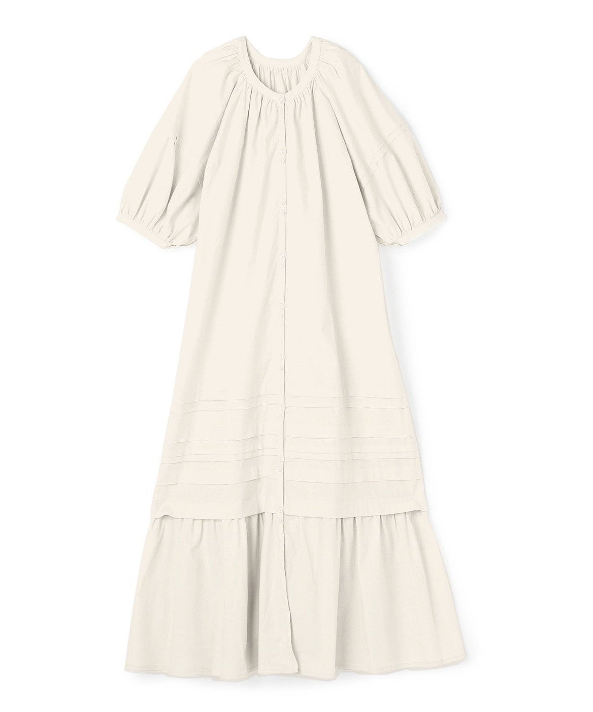 【先行受注】ボリュームスリーブシャツワンピース ￥15,990（税込）