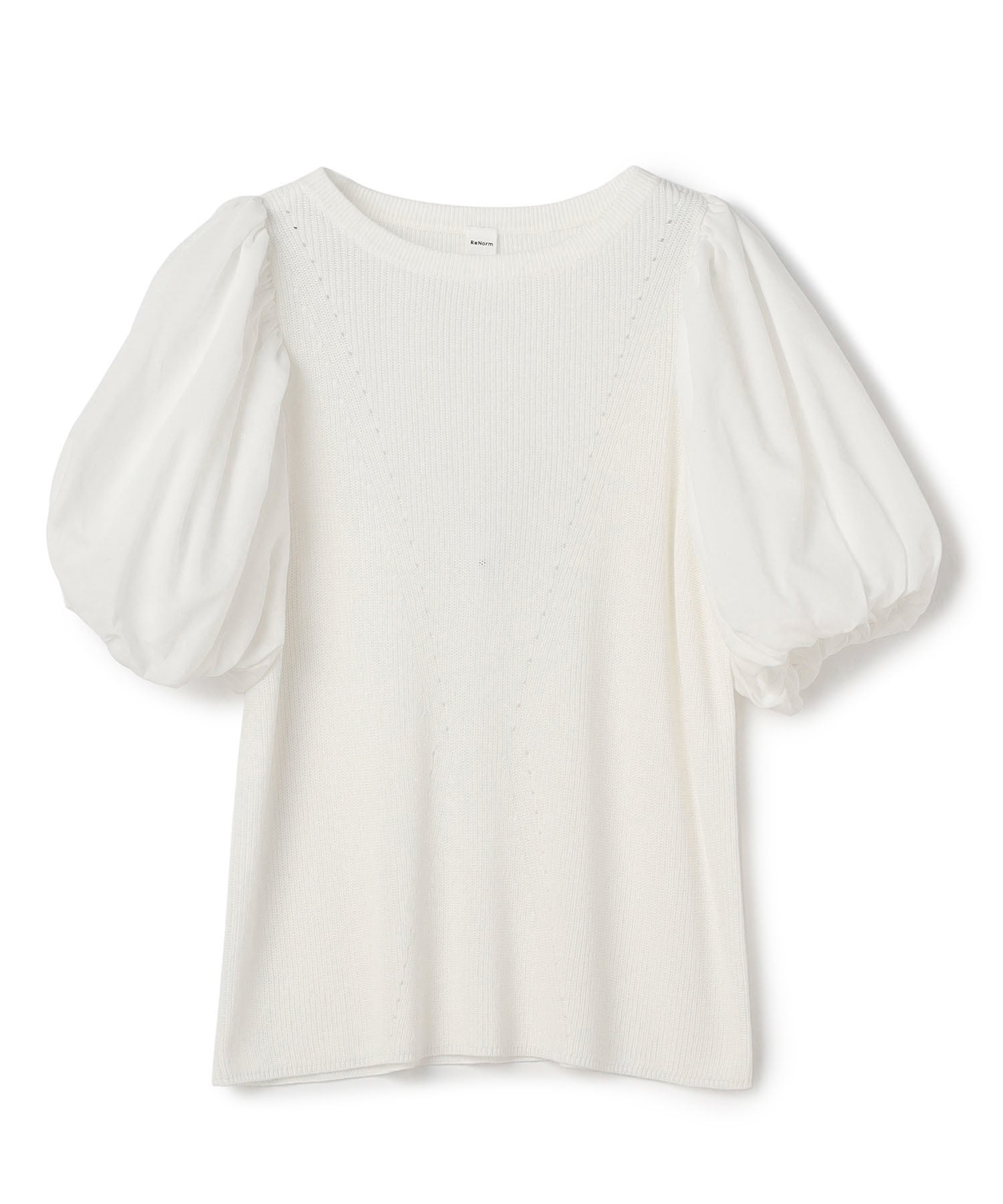 【先行発売】ボリュームスリーブニット ￥11,990（税込）