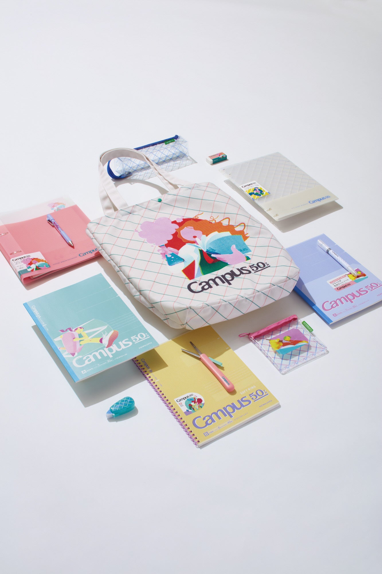 キャンパスノート50周年！一乗ひかる氏描き下ろしイラストの記念