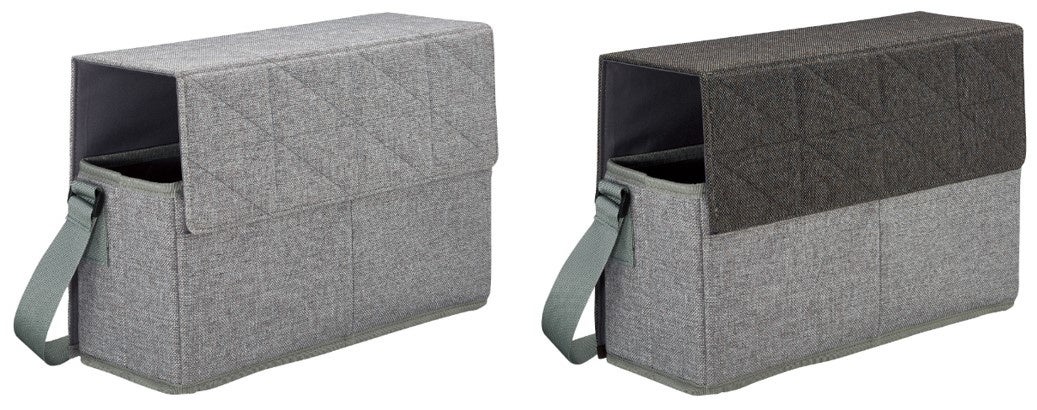 （左）アッシュグレイ　（右）ブラウンブラック＆アッシュグレイ